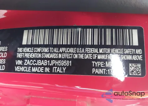 2018 Jeep Renegade Upland Edition 4X4 из США, поврежденный, VIN ZACCJBAB1JPH59581